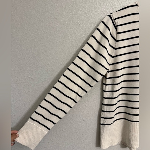 Zara Striped Viscose-Blend Sweater - Picture 3 of 6